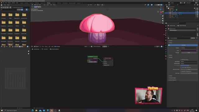 Basic Blender Toon / Cel Shader Tutorial 2D Grease Pencil + 3D Modelling