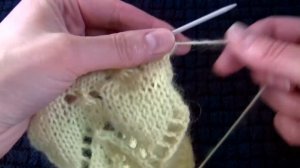 Ажурный узор спицами с 2-мя НАКИДАМИ одновременно: 5 видео. Как вязать ажурные узоры спицами