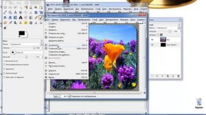 Рамка с закругленными краями в GIMP