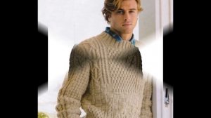 Мужской Пуловер, Джемпер Спицами - 2019 / Male Pullover Cardigan with Knitting Needles