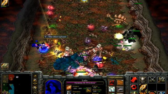Warcraft 3. Карта Roguelike. Нубское прохождение.