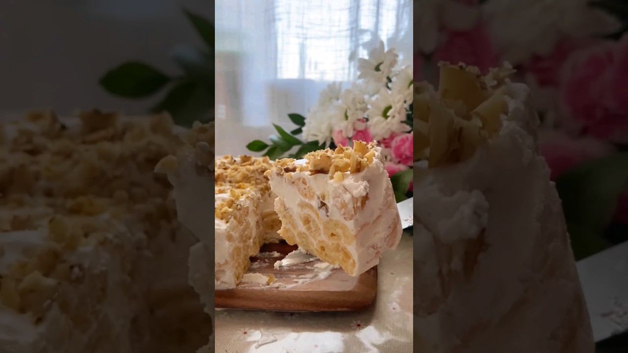 Торт "Дамские пальчики". Вкусно! Готовить очень просто! Не требует опыта! Сметанный крем
