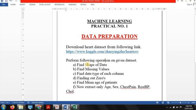 ML (LP 1): Data Preparation in Machine Learning | Practical Demonstration using Python