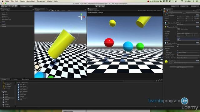 Unity 3D PhysX Basics