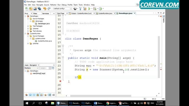 2016 05 11 JAVA CORE 13 Regex trong Java смотреть онлайн