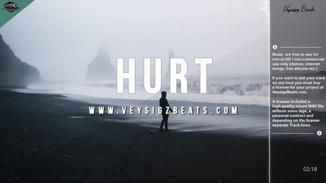 Hurt - Very Sad Piano Hip Hop Rap Beat | Deep Vocal Flute Instrumental [prod. by Veysigz] смотреть онлайн