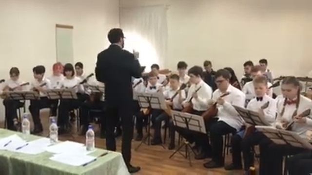 Ноктюрн - А. Феденев исполняет оркестр "Калинушка" г.Самара смотреть онлайн