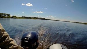 Обкатка лодочного мотора Yamabisi F15 BMS 15 л.с (четырехтактный)