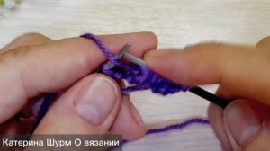 74.✅ВСЕГО 2 РЯДА И 3 ПЕТЛИ.Декоративная резинка спицами.Связать узор .МК узора @Katerina_Shurm