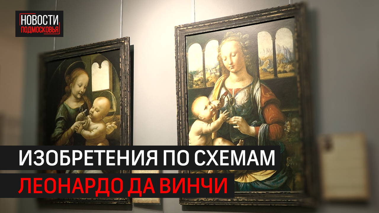 Выставку изобретений Леонардо да Винчи открыли в картинной галерее в Балашихе