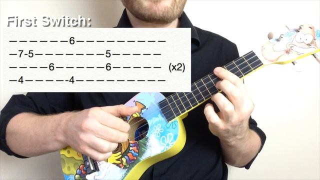 SpongeBob Squarepants End Theme (Ukulele Tutorial) смотреть онлайн