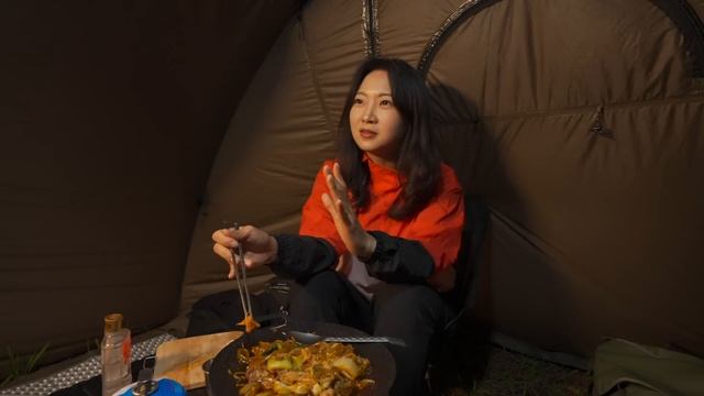 ?빗소리 들으며 12시간 취침했던 오토캠핑?ㅣ1년 중 하루만 야영 가능한 생태공원에서 캠핑ㅣ마라샹궈고량주에 녹아내렸다