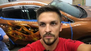 Аэрография автомобиля Ниссан Мурано