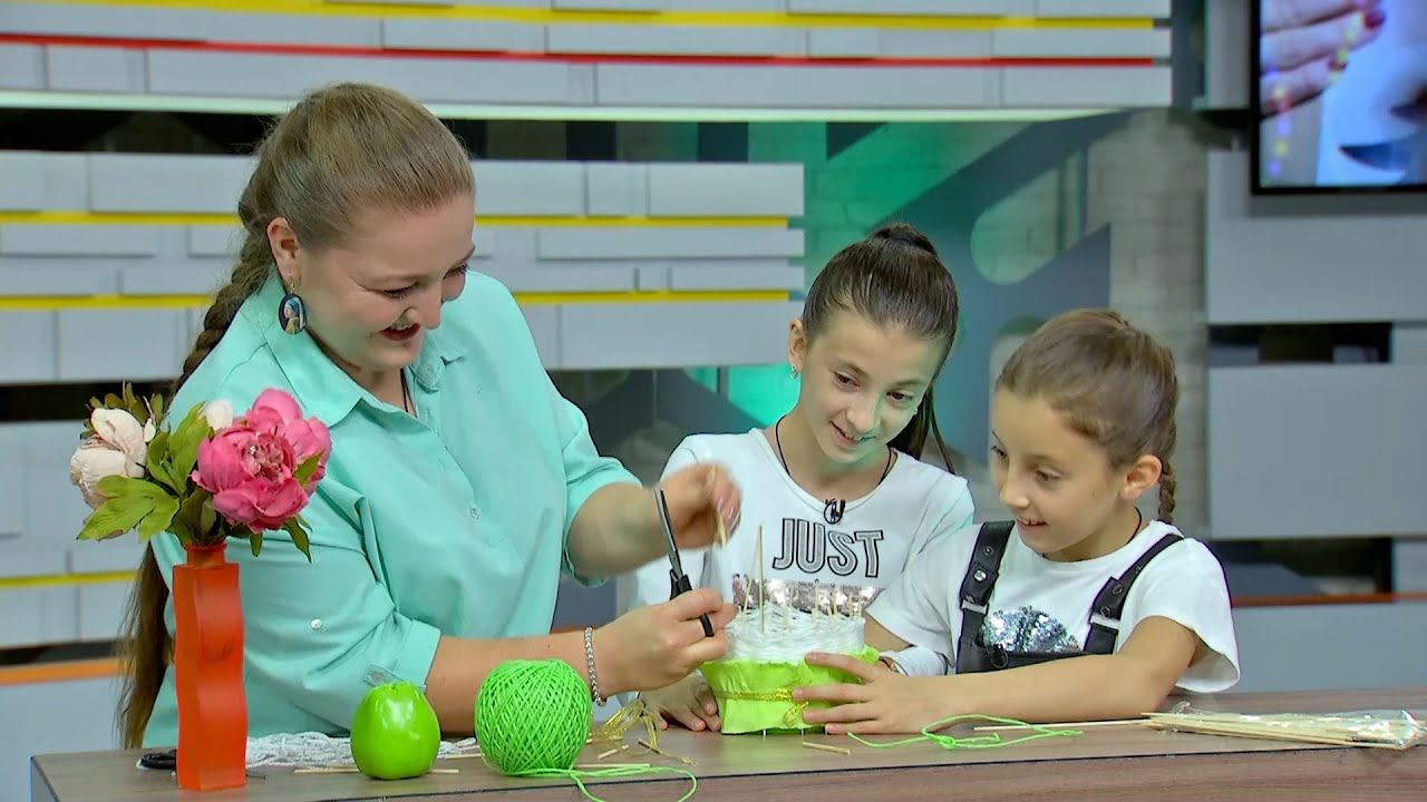 ЦаразонТА Чыргъад - КОРЗИНКА для фруктов, инструментов, мелких деталей. Рукоделие с детьми. смотреть онлайн