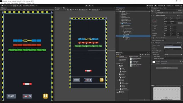 Подсчет очков и жизней игрока | Делаем игру Arkanoid #10 смотреть онлайн