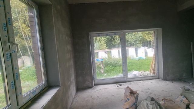 Машинная Штукатурка стен механизированным способом двухэтажного дома в с. Частое г. Тулы