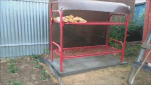 Дровеница своими руками + четыре куба березывых дров