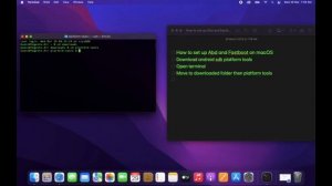 How to install adb and fastboot on mac | setup adb on mac