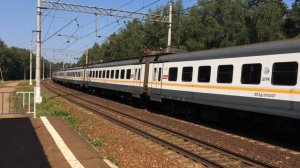 Электропоезда ЭП2Д-0122 и ЭП2Д-0100 на платформе Санаторная!