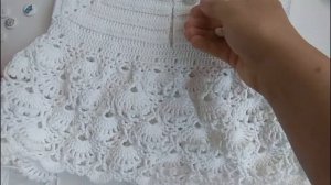 Процесс..ВЯЗАНОЕ ДЕТСКОЕ ПЛАТЬЕ..