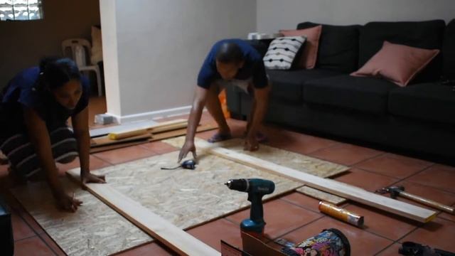 My DIY Laminate Headboard