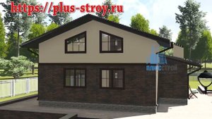Проект двухэтажного дома [Плюс Строй]