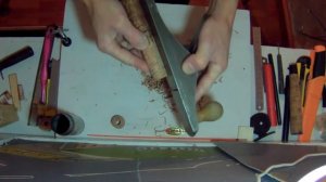 Удочка ЗИМНЯЯ из КОРЫ(бересты)  .Своими руками !