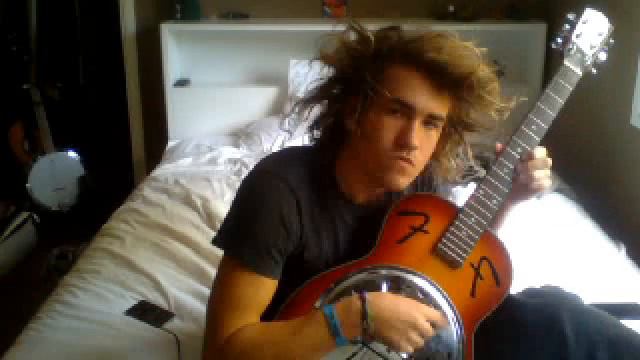 Fender Resonator - Improvisation of the tuning "D-A-D-G-A-D" ! смотреть онлайн