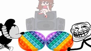 FNF Characters VS Mickey Mouse Rematch| POP-IT Battle | FRIDAY NIGHT FUNKIN ANIMATION | Sunday Nigh