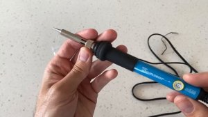 Паяльник на 60Вт с керамическим нагревателем и регулировкой температуры с АлиЭкспресс