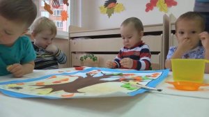 Аппликация "Осеннее дерево". Открытое занятие в детском саду.
