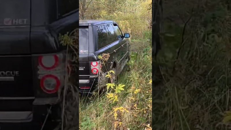 RANGE ROVER по раскисшим весной полям! #landrover #rangerover #shorts #offroad