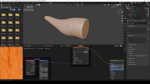 Blender 4.0 Курс для новичков - Снеговик. Урок 7.Материал дерева, морковки, снега для снеговика