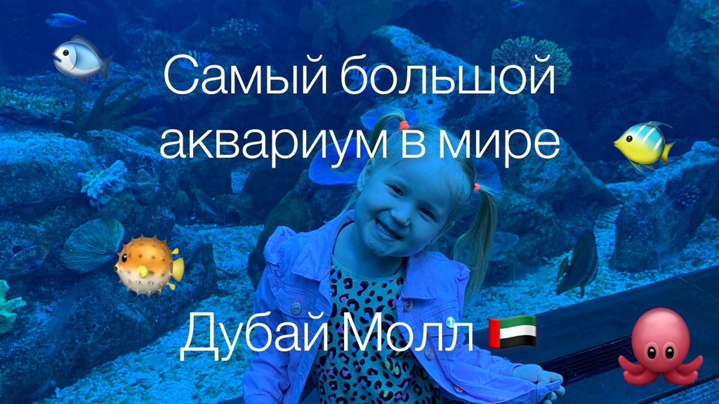 Самый большой аквариум в мире Дубай Молл | Dubai Aquarium | Айсель Сагитова | Сагитова Айсель смотреть онлайн