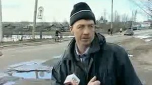 Мужик дает интервью