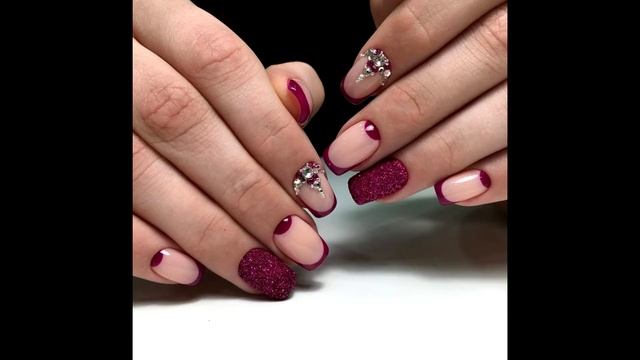 Дизайн ногтей винного цвета ? ИДЕИ МАНИКЮРА ? ДИЗАЙН НОГТЕЙ ??? смотреть онлайн