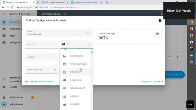 IoT Esquema Abierto para Gestión con HomeAssistant, MQTT y dispositivos con ESP32 смотреть онлайн