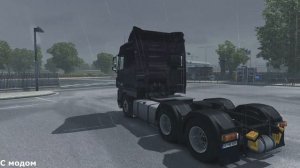 Euro Truck Simulator 2: Реалистичный звук дождя и грома [v.1.0]