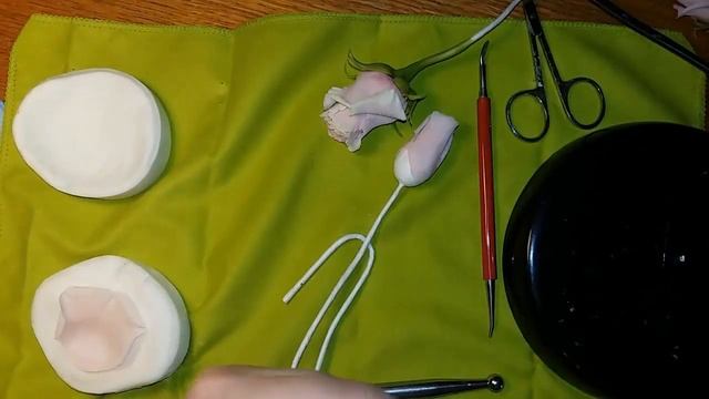 Лепка бутонной розы. смотреть онлайн