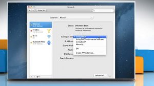 How to Setup a Internet Network Connection in Mac® OS X™