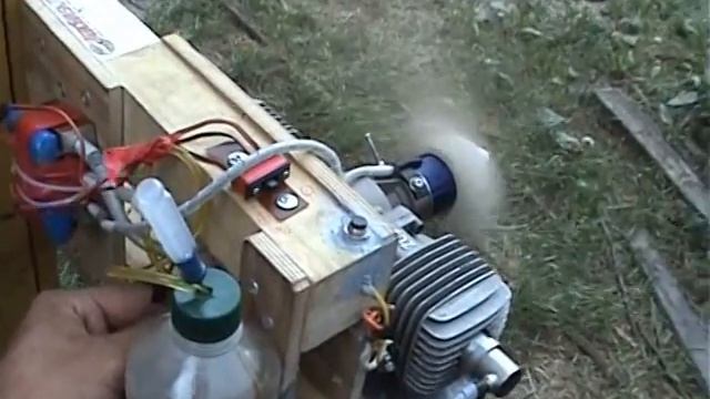 ZDZ-100 and homemade muffler (HTS-2000).wmv смотреть онлайн