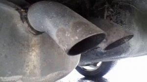 Выхлоп С180 с банкой от 2.2 дизеля