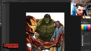 Avengers Infinity War Photoshop Speed Painting