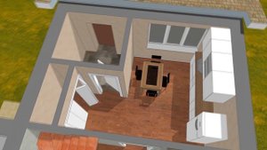 Двухэтажный дачный дом для постоянного проживания.