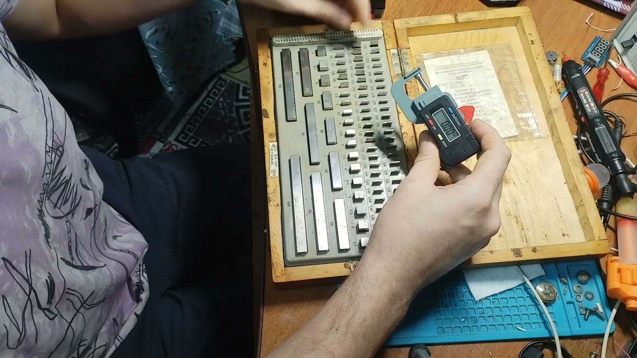 китайский толщиномер, проверка точнсти смотреть онлайн