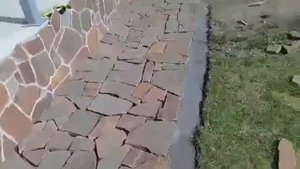 Отмоска с природный камень после #затирка