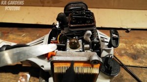 Stihl KM 131 Problems , Valve Adjustment, STIHL 4-MIX ENGINE