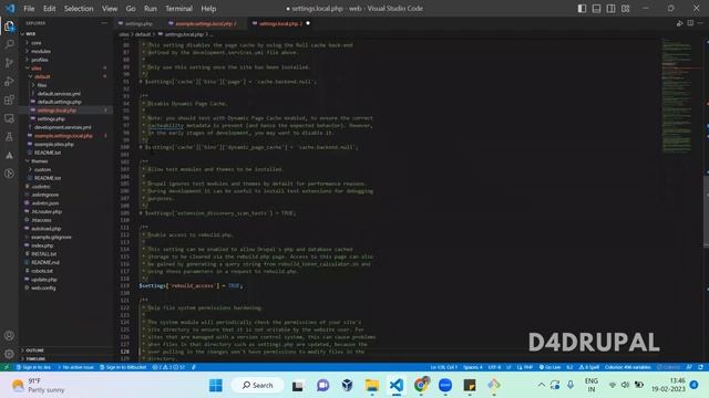 Configure your site for theme development in Drupal 9, 10 | D4Drupal