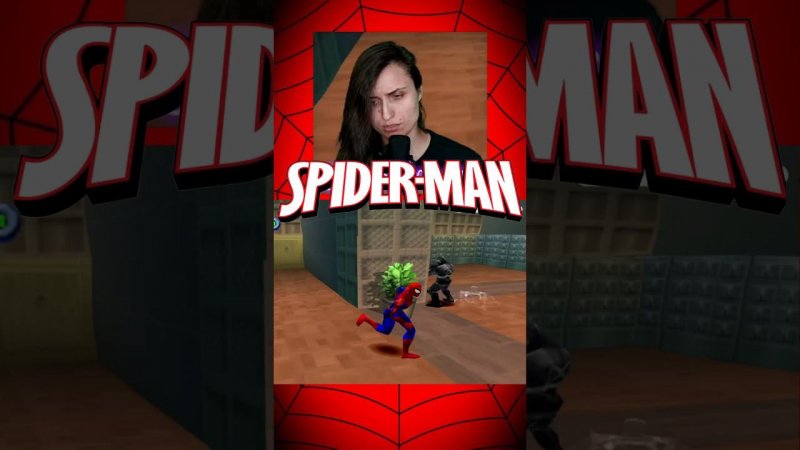 Я уже наполовину испугана Spider-Man [PS1] #playstation1 #игры #ретроигры #spiderman #retrogames