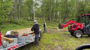 We're REALLY Committed NOW! Building our REMOTE CABIN in the WOODS   (Part 2)